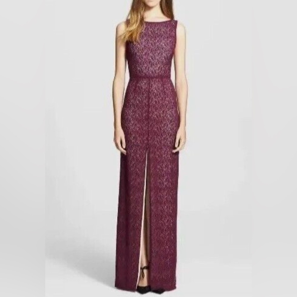 NWT Alice + Olivia Gemma Maxi Dress in Kir Royale Size 0